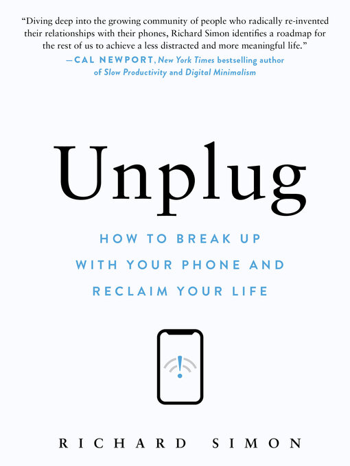 Title details for Unplug by Richard Simon - Wait list